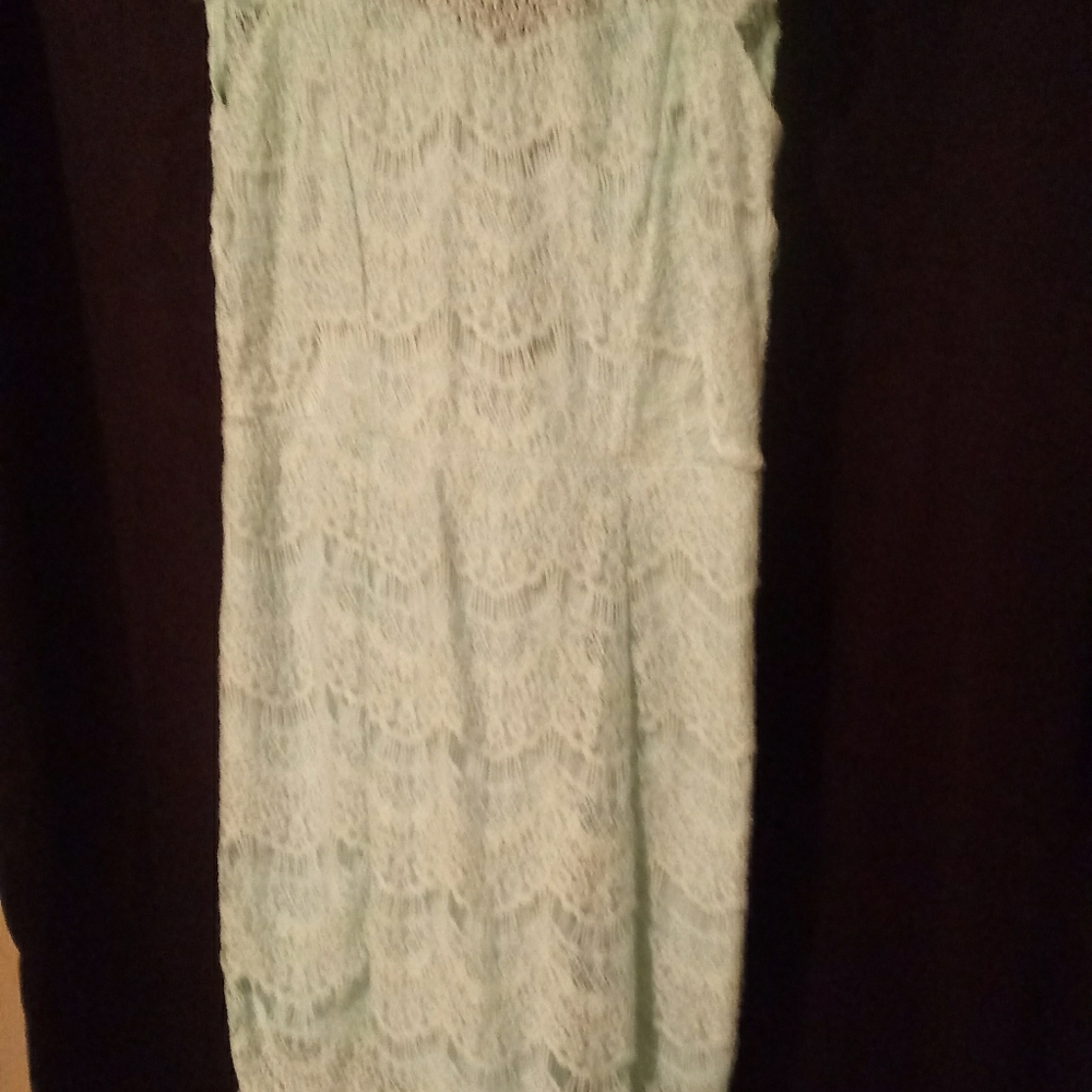 Free People Daydream Lace Mini Dress